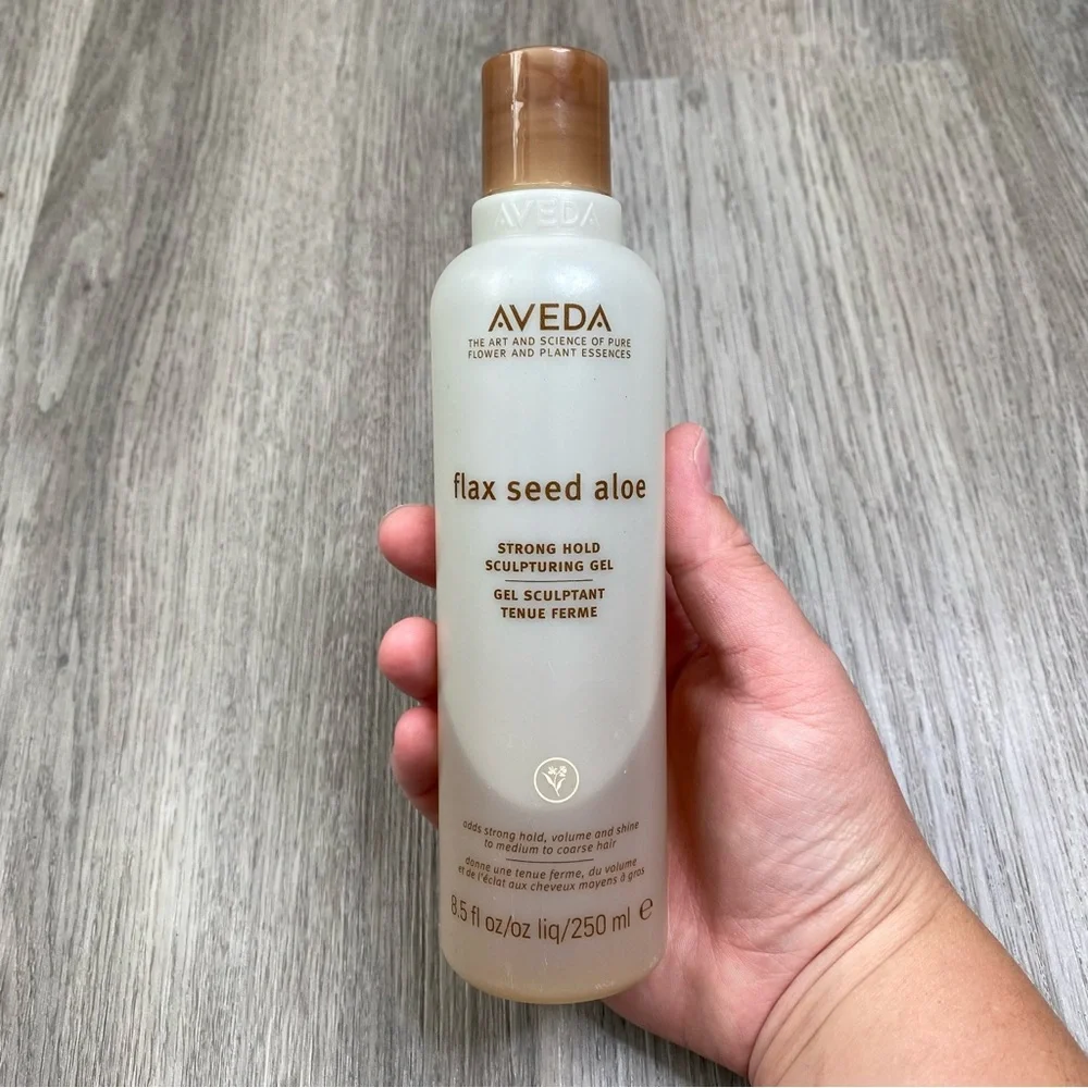 Aveda Flax Seed Aloe Strong Hold Spray on Styling Gel 8.5‎ oz HALF FULL USED